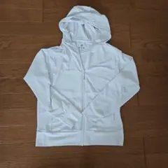 UNIQLO エアリズム　フルジップパーカー 140 ホワイト