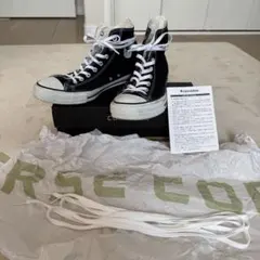 CONVERSE ALL STAR ブラック ハイカット　29cm 伸びる紐付き