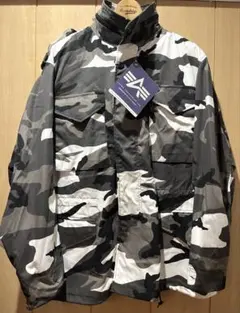 ALPHA INDUSTRIES M-65 コットンジャケット カモフラージュ