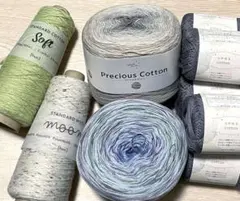 夏毛糸 大玉毛糸 コットンヤーン