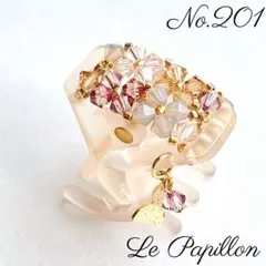 No.201 ヘアクリップ ミニ　1点 チャーム付き　ヘアアクセサリー