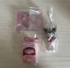 サンリオ カプセルトイ マスコット マイメロディ クロミ ララ セット