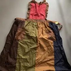 UNIDECO マルチカラーエプロン新品未使用タグ付き