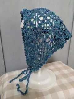 ハンドメイド　コットン　バブーシュカ