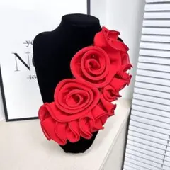 薔薇 ドレス装飾 ダンス衣装 社交ダンス フラメンコ ベリーダンス フリルのサムネイル