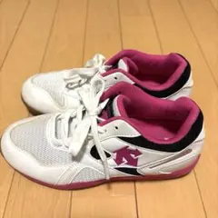 DESCENTE 室内シューズ ホワイト/ピンク