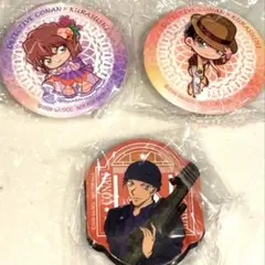 名探偵コナン 缶バッジ マグネット　赤井　灰原哀