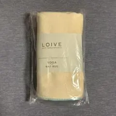 LOIVE ヨガマットラグ レモンイエロー 60x180cm
