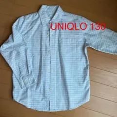 UNIQLOキッズシャツ　男の子　ボタンダウン　130