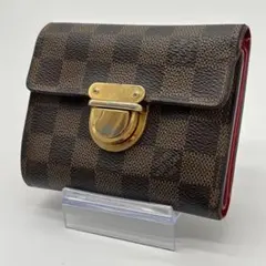 LOUIS VUITTON ダミエ 三つ折り財布 ポルトフォイユ・コアラ