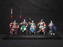 ◆◆海洋堂製◆◆北陸製菓食玩の人形劇三国志第壱集の5体フィギュアセット