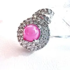 7月誕生石　ルビー　ペンダントトップ　ネックレス　アクセサリー　宝石　天然石