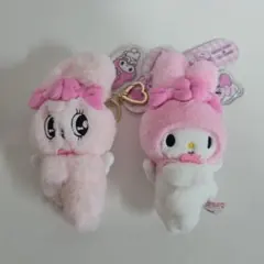 [新品]エスターバニーとMy Melody キーホルダー 2個セット
