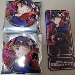 プロセカ コネライ ビビバス 鏡音レン 缶バッジ チケット風カード セット