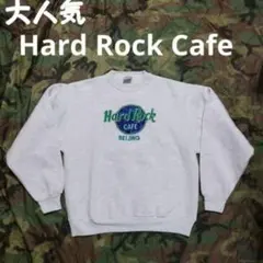 大人気 ハードロックカフェ 刺繍スウェット チャンピオン ヘインズ USA好きに