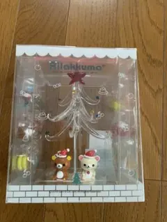 リラックマ　ガラス　クリスマスツリーのサムネイル