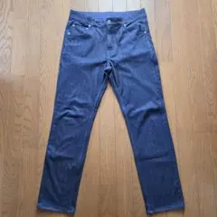 ikka GOKU楽パンツ EASY STRETCH デニム5ポケット ネイビーのサムネイル