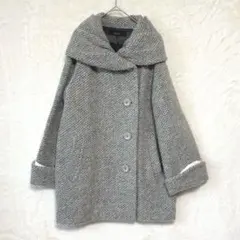 Reflect リフレクト／ウールコート アウター M ミドル丈 グレー