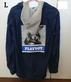 PLAYBOY デニムフードシャツのサムネイル