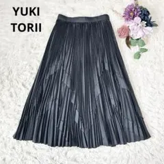 YUKI TORII ユキトリイ プリーツロングスカート ブラックのサムネイル