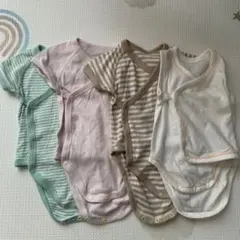 UNIQLO ベビー 前開きロンパース 4点セット