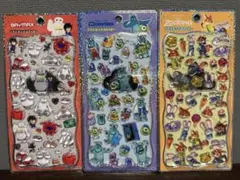正規品　プチドロップステッカー ベイマックス　モンスターズインク　ズートピア