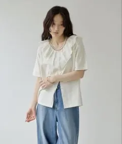 discoat Noka 異素材フリルプルオーバーのサムネイル