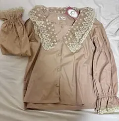 パラビオン ベージュ ブラウス