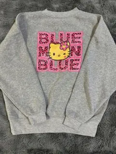 ブルームーンブルー　キティ　トレーナー　グレー　Mサイズ