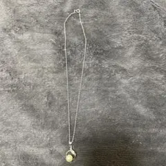 シルバー パール付き円形ネックレス/ Vintage Real Pearl - メルカリ