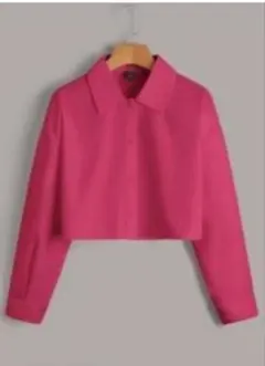 shein シャツ ピンク