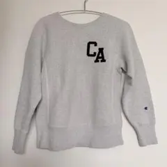 Champion CA刺繍グレー トレーナー