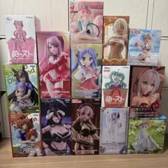 Overlord 初音ミク アーリャ 他 美少女 フィギュア セットのサムネイル