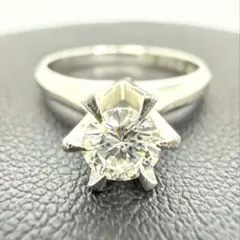 Pt900/ダイヤモンドリング 0.122ct - メルカリ