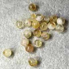 TZ441-2セール★アイリスミルクシトリン　天然石ビーズセット