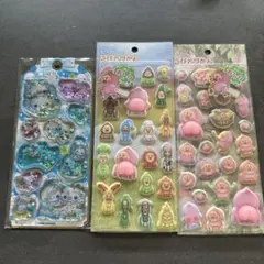 こびとづかん　ぷくぷくあわわちゃん　シール3点セット　KAITO様専用