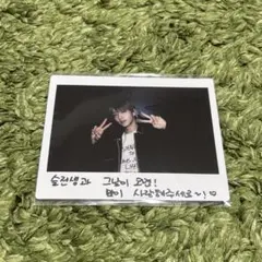 TXT スビン チェキ サイン入り TXT スビン 直筆 サイン チェキ インスタントフォト トレカ - メルカリ