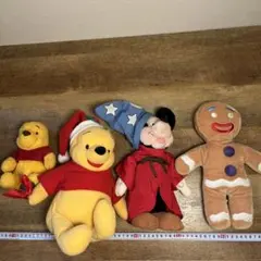 ディズニーぬいぐるみ　4点セット
