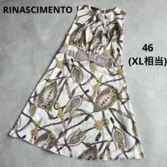 2026年最新】RINASCIMENTO 柄：花柄 レディース ノースリーブひざ丈
