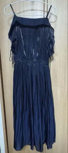 【美品】JILLSTUART ネイビーオフショルダードレス サイズ2