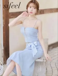 【sifeel/シフィール】マーメイドキャミソールドレス