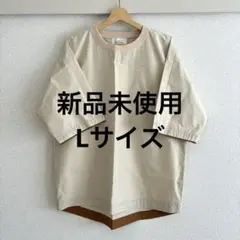 TIMELY WARNING 半袖シャツ ベージュ メンズ L