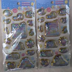 新品未開封　キラっとぷくぷくエアーシール　すみっコぐらし　２枚セット