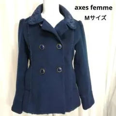 アクシーズファム axes femme ショートコート　ピーコート　美品