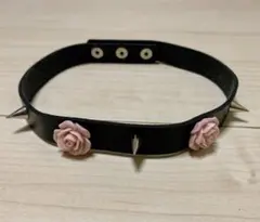 Sexy Kitten Shop チョーカー ブラック ピンクバラ