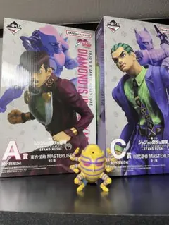 ジョジョ　一番くじ　東方仗助　川尻浩作　フィギュア　ハーヴェスト　A賞　C賞