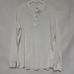 UNIQLO ホワイト ヘンリーネックサーマル Mサイズ