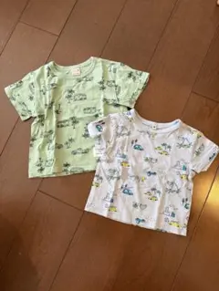 petit main プティマイン 半袖Tシャツ 90 西松屋 ハワイアン