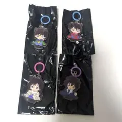 名探偵コナン 高校生組 ふらっとめじるしアクセサリー ちぢませ隊 4点セット