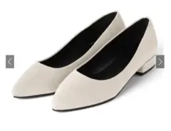 GRL　低反発スエードローヒールパンプス